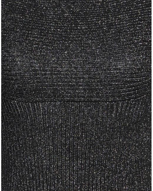 Khaite Black Sweater Virgin Wool, Polyester, Metallic Fiber, Polyamide, Elastane