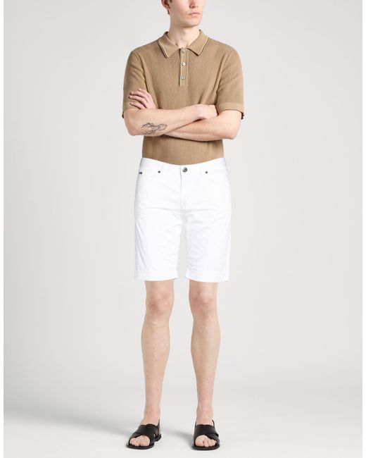 Emporio Armani White Shorts & Bermuda Shorts for men