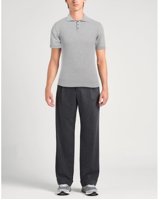 Tombolini Gray Sweater Cotton for men
