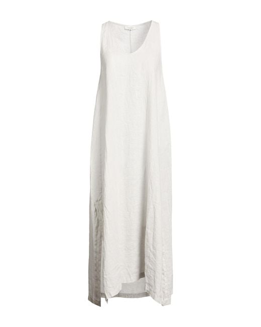 Crossley White Light Maxi Dress Linen