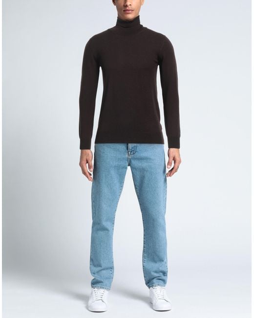Gran Sasso Black Turtleneck for men