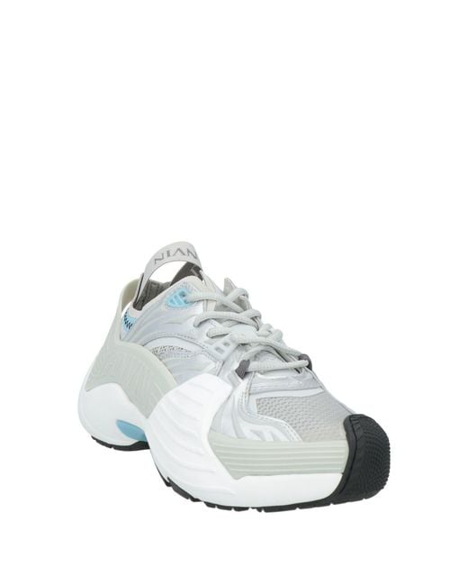 Lanvin White Sneakers Polyester, Polyamide