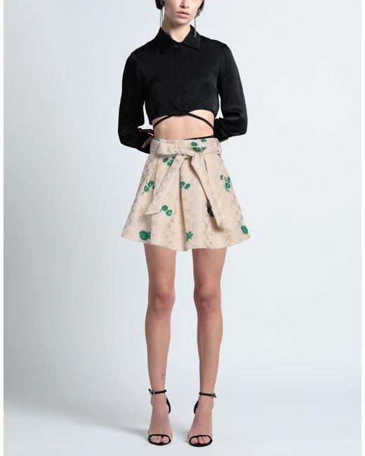 Custommade• Natural Mini Skirt