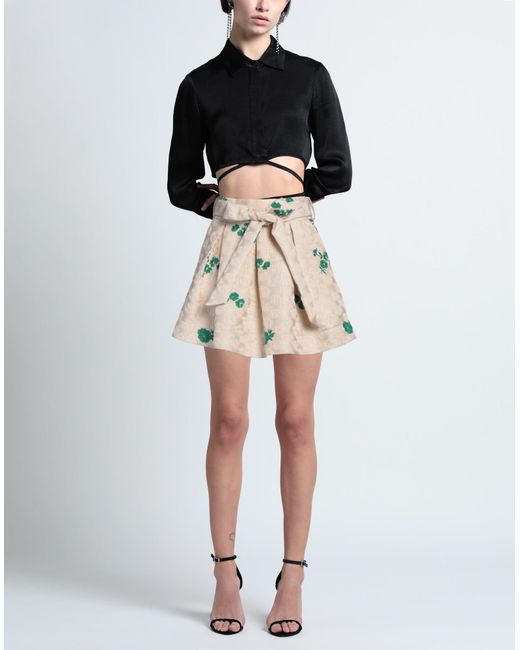 Custommade• Natural Mini Skirt