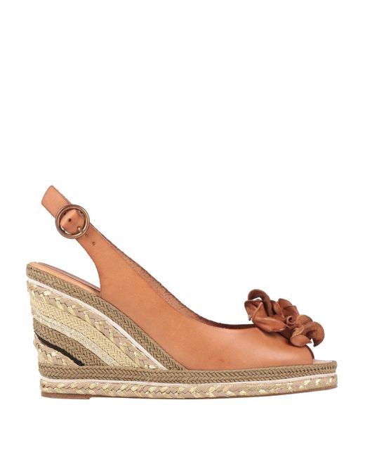 Palomitas By Paloma Barcelo' Brown Espadrilles Leather
