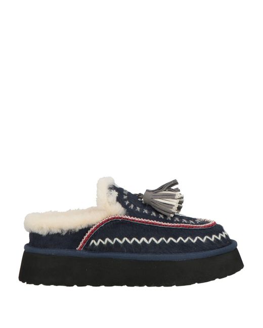 Nan-Ku Couture Blue Mules & Clogs