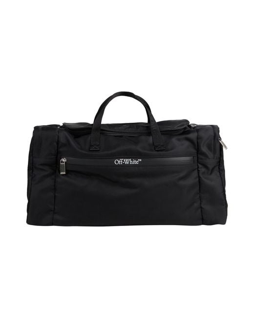Off-White c/o Virgil Abloh Black Duffel Bags for men