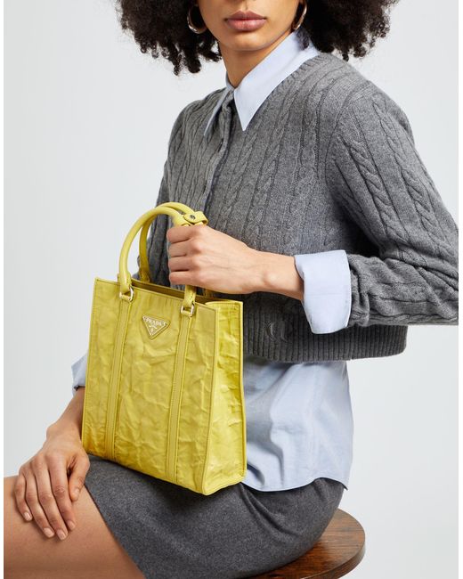 Prada Yellow Handbag