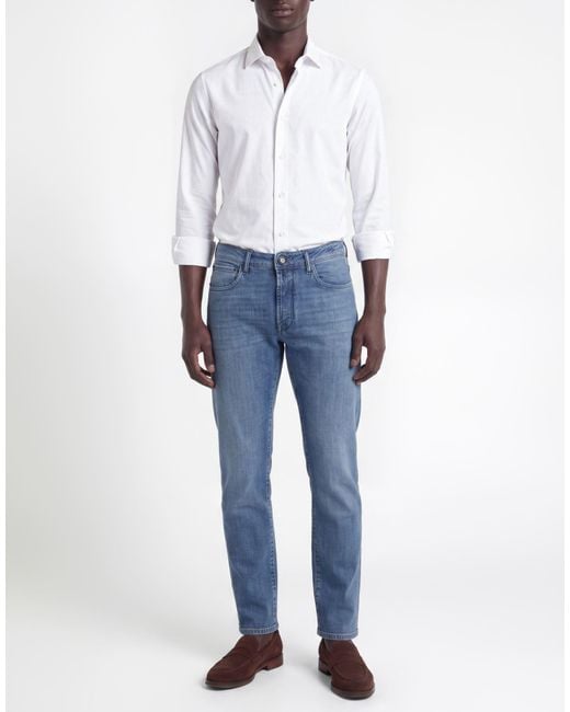 Incotex Blue Division Jeans Cotton, Elastane for men