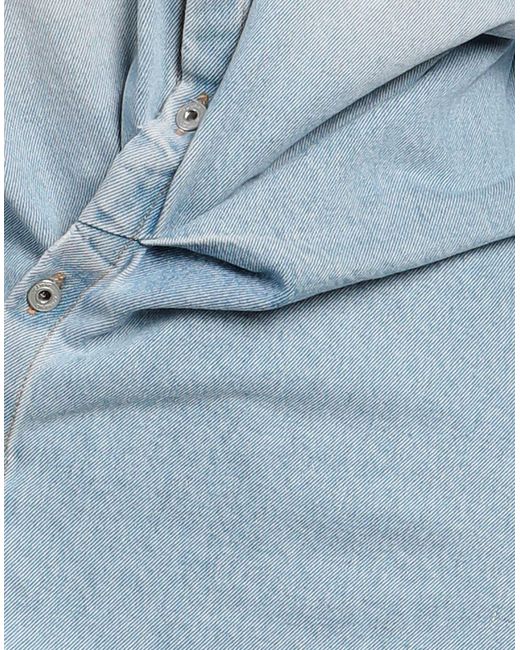 Off-White c/o Virgil Abloh Blue Denim Shirt