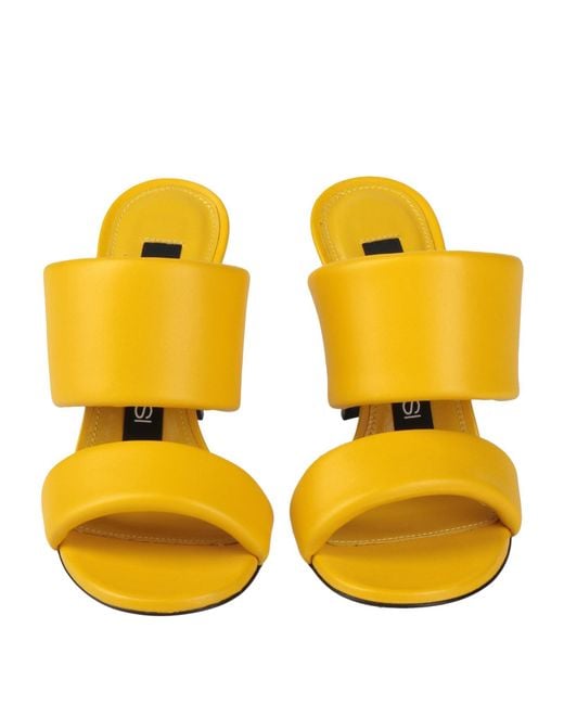 Sergio Rossi Yellow Sandals