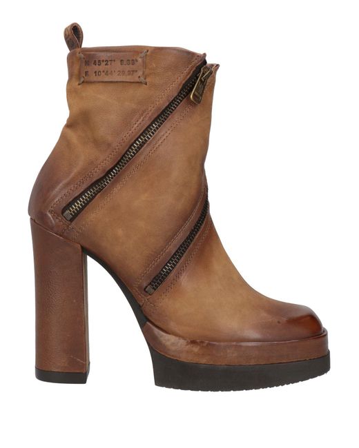 A.s.98 Brown Ankle Boots