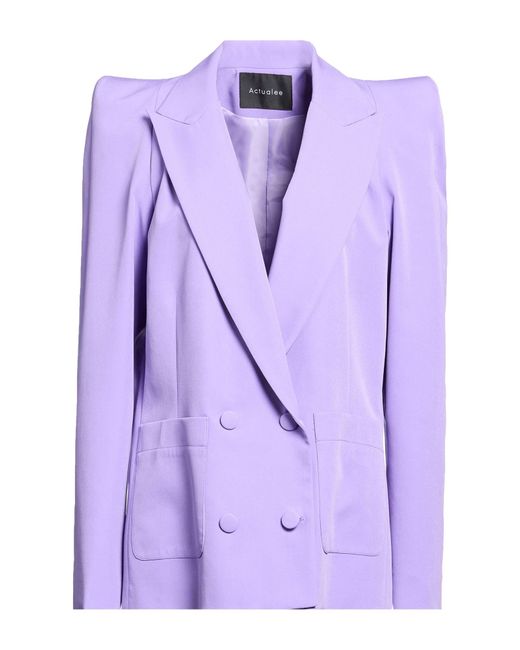 ACTUALEE Purple Blazer