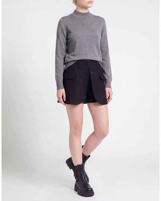 Semicouture Black Shorts & Bermuda Shorts