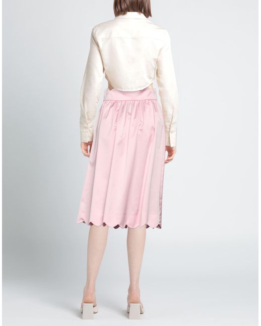 Moschino Pink Midi Skirt