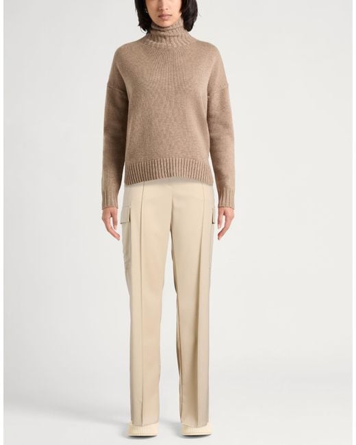 Barbara Bui Natural Pants Polyester, Wool, Elastane