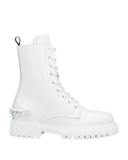 John Galliano White Ankle Boots