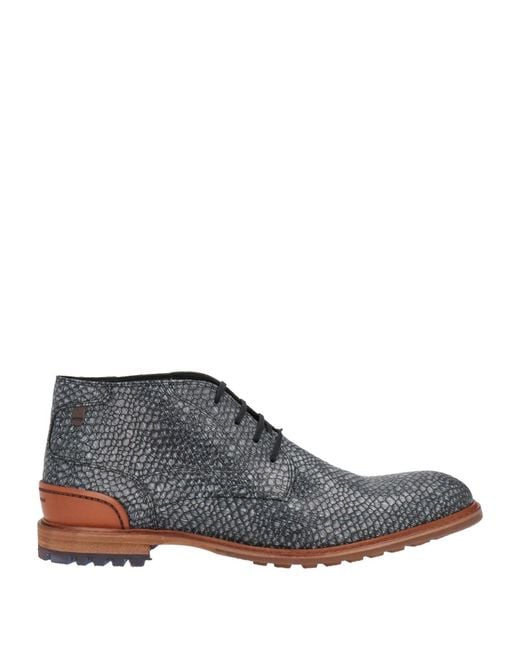 Floris Van Bommel Gray Ankle Boots for men