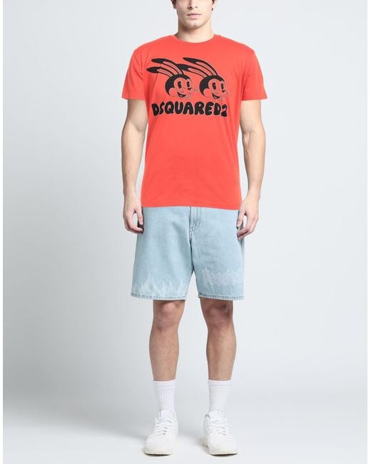DSquared² Pink T-Shirt for men