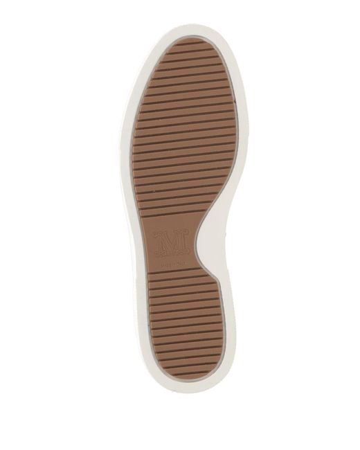 Max Mara Black Sneakers Leather