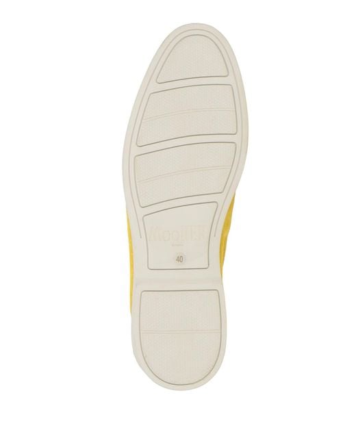 Moorer Yellow Loafers Leather for men