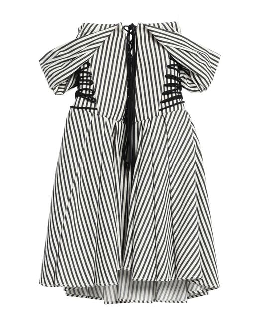 Philosophy Di Lorenzo Serafini Gray Mini Dress