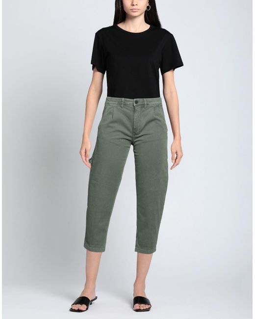 Drykorn Green Cropped Pants