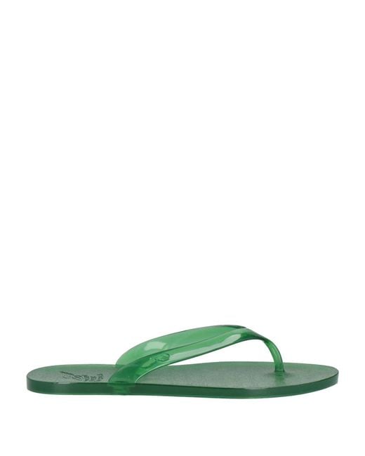 Ancient Greek Sandals Green Thong Sandal Synthetic Material