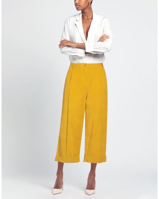 Momoní Yellow Pants Cotton, Elastane
