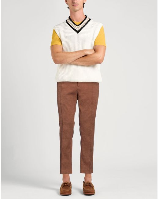 Daniele Alessandrini Brown Trouser for men