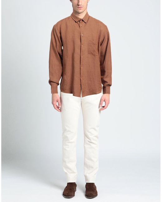 Christian Pellizzari Brown Shirt for men