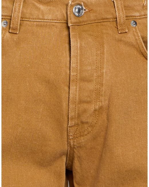 Grifoni Natural Camel Jeans Cotton, Elastane for men