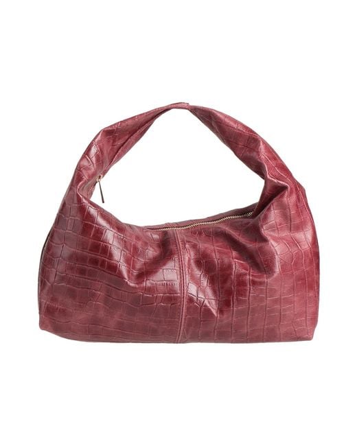 Laura Di Maggio Red Handbag Leather