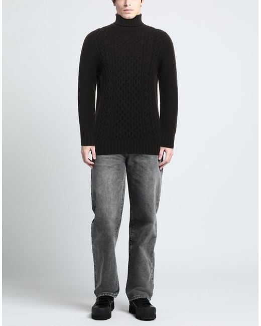 Drumohr Black Turtleneck for men