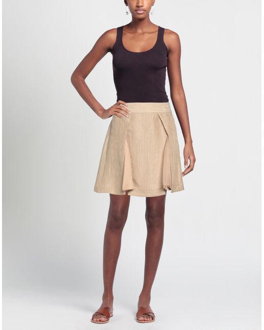 Emporio Armani Natural Mini Skirt