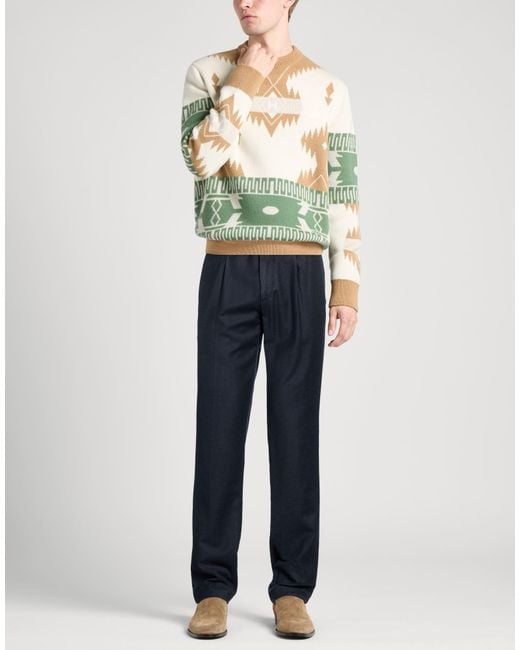 Santaniello Blue Pants for men