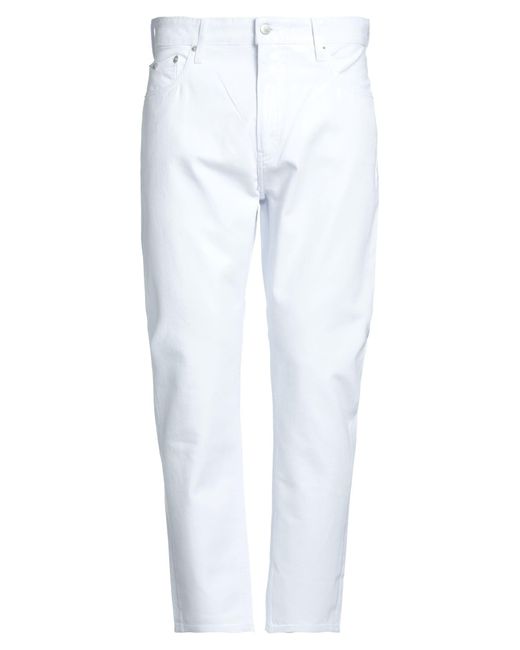 Calvin Klein White Denim Pants for men