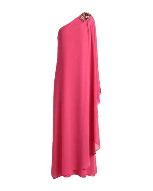 Vestido largo Clips de color Pink
