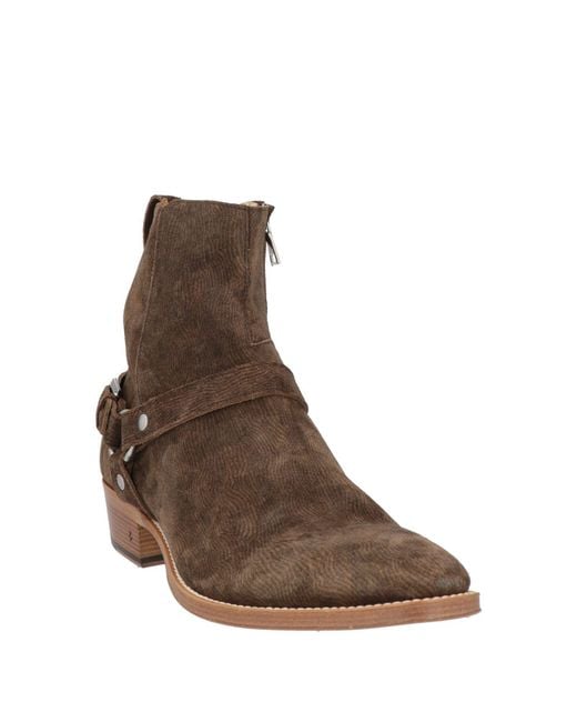 John Varvatos Brown Ankle Boots for men