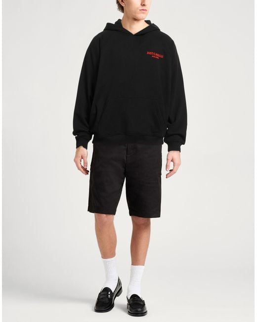 Just Cavalli Black Sweatshirt for men