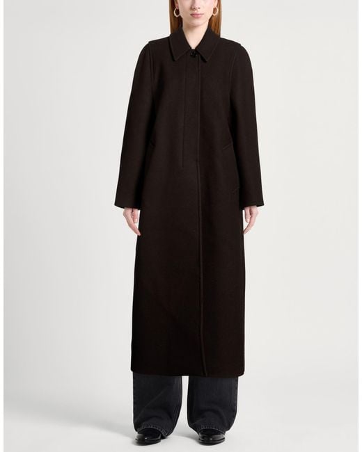 Low Classic Black Dark Coat Wool, Nylon