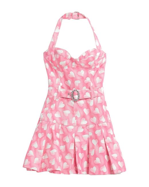 Alessandra Rich Pink Mini Dress