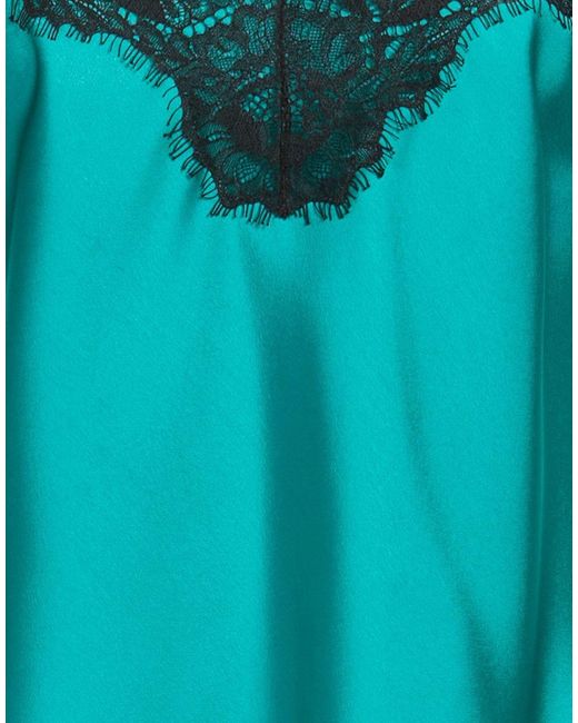 Pinko Blue Top Polyester, Polyamide