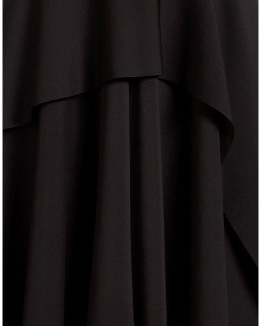 Carla G Black Mini Dress Polyester, Elastane