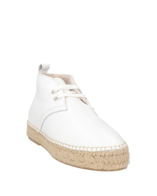 Kanna White Ankle Boots