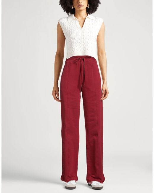 Iceberg Red Pants Cotton, Polyester