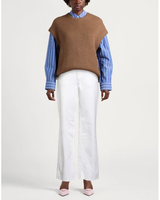 Department 5 White Jeans Cotton