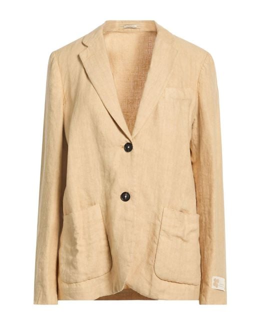 Massimo Alba Natural Blazer Linen