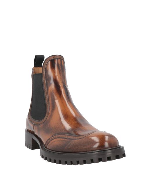 Versace Brown Ankle Boots for men