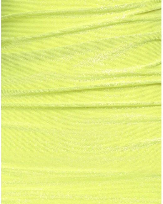 Gaelle Paris Yellow Top Polyester, Polyamide, Elastane